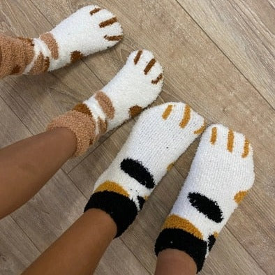 Cute Cats Paw Socks