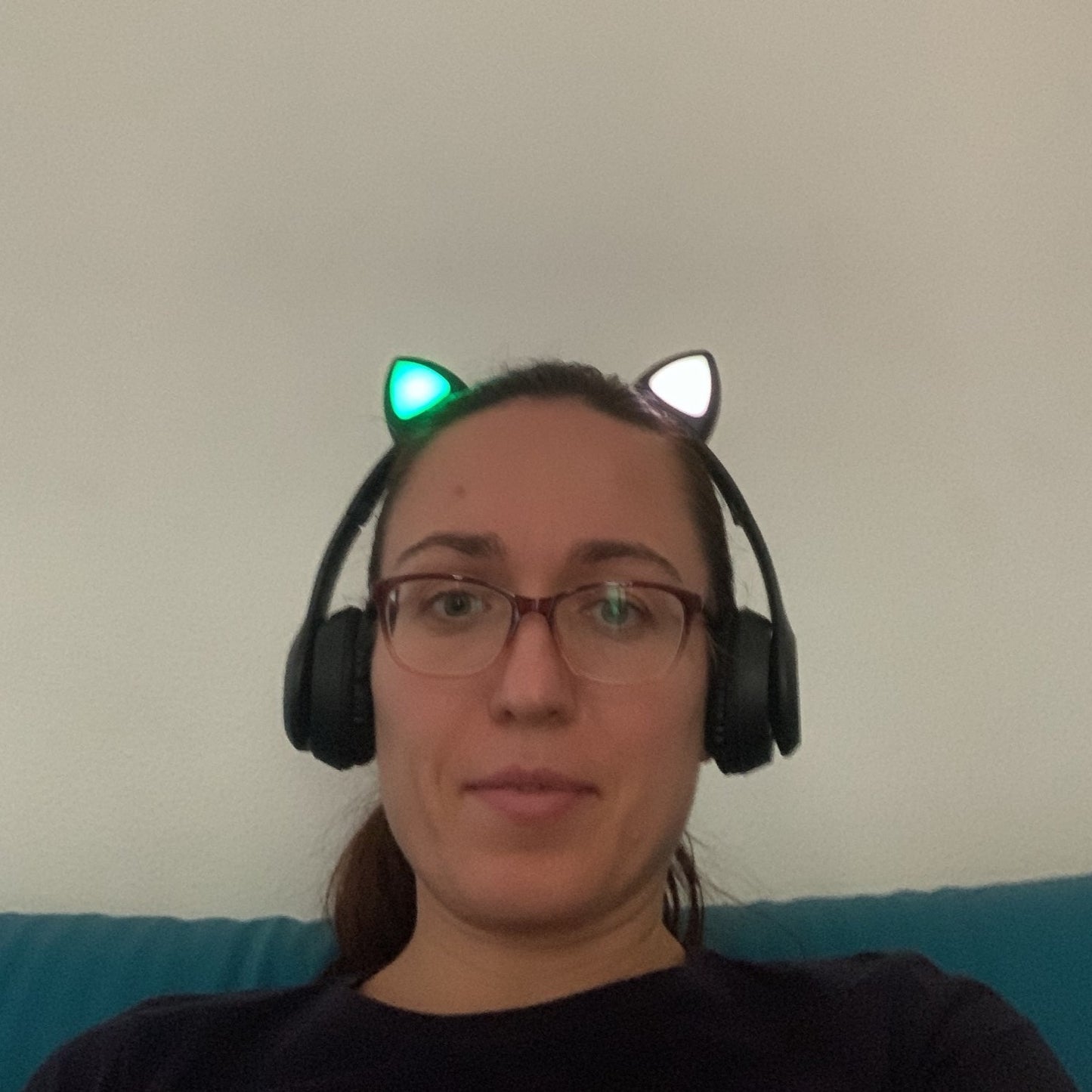 LED Cat Ear Wireless Bluetooth Headphones