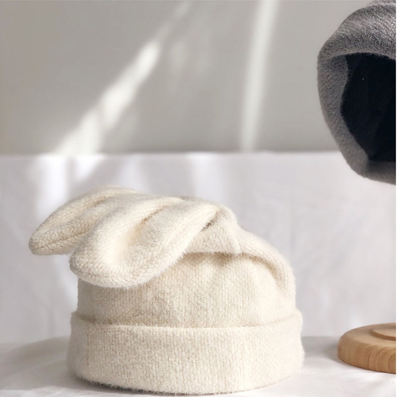 Draping Rabbit Ears Beanie