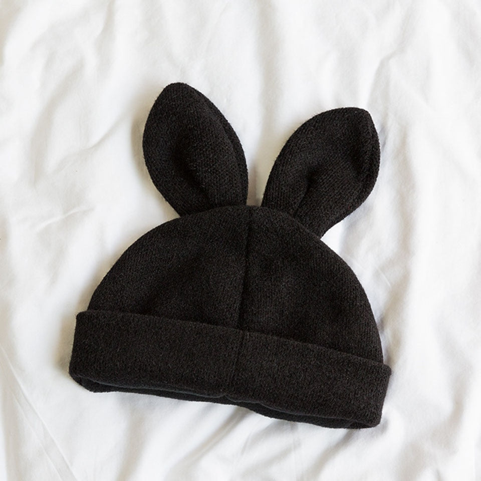 Draping Rabbit Ears Beanie