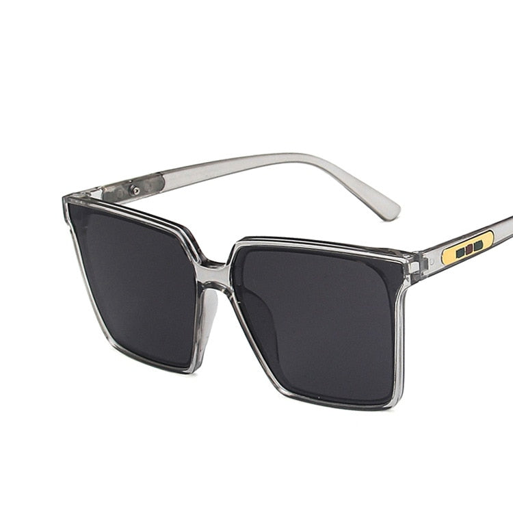 Trendy Vintage Square Oversized Sunglasses