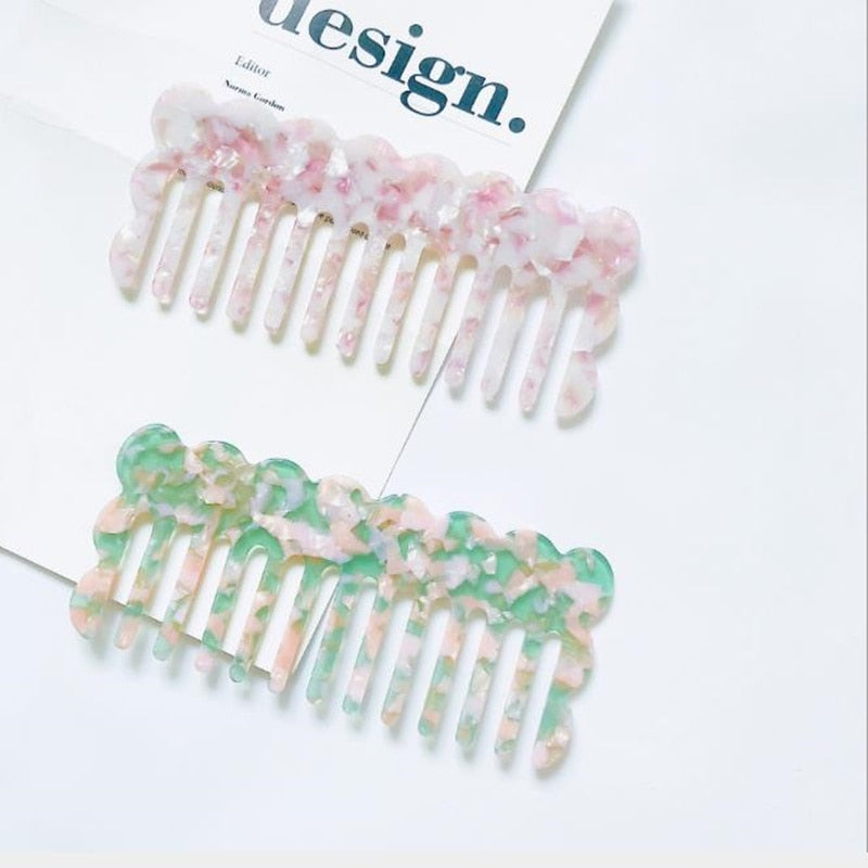 Colorful Acetate Anti-static Hair Combs (Dips)