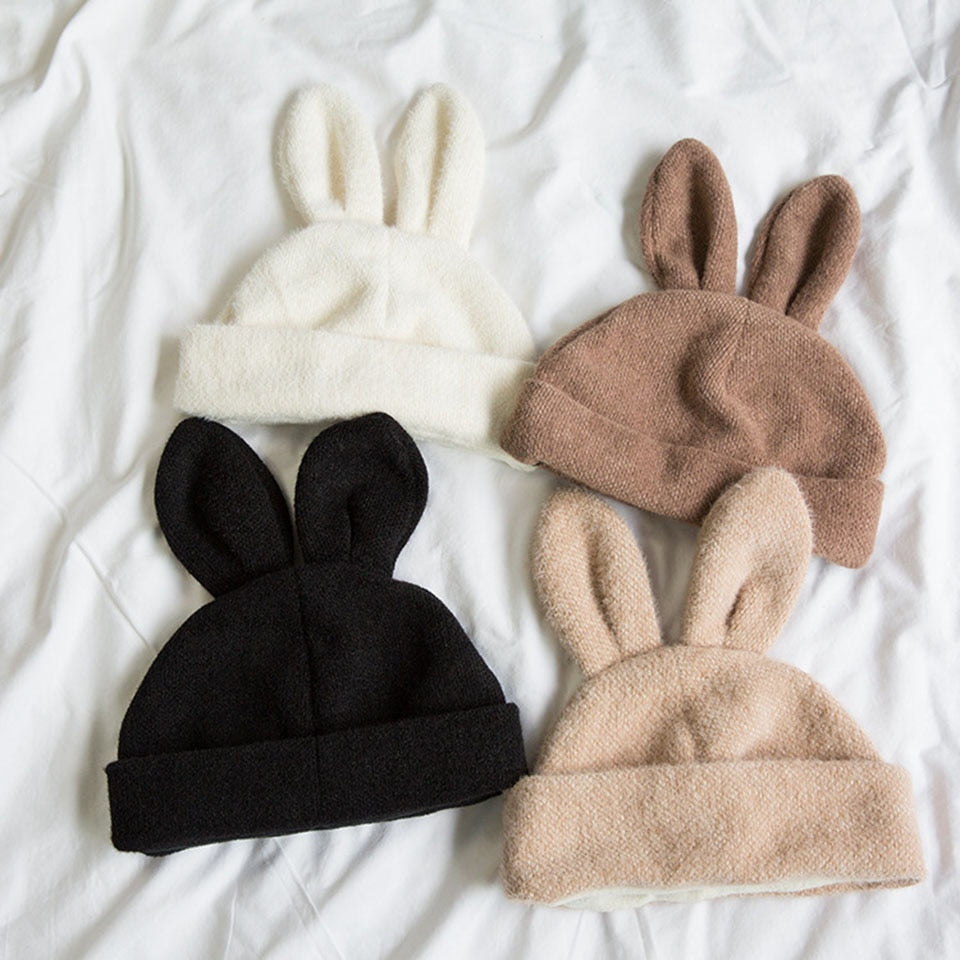 Draping Rabbit Ears Beanie