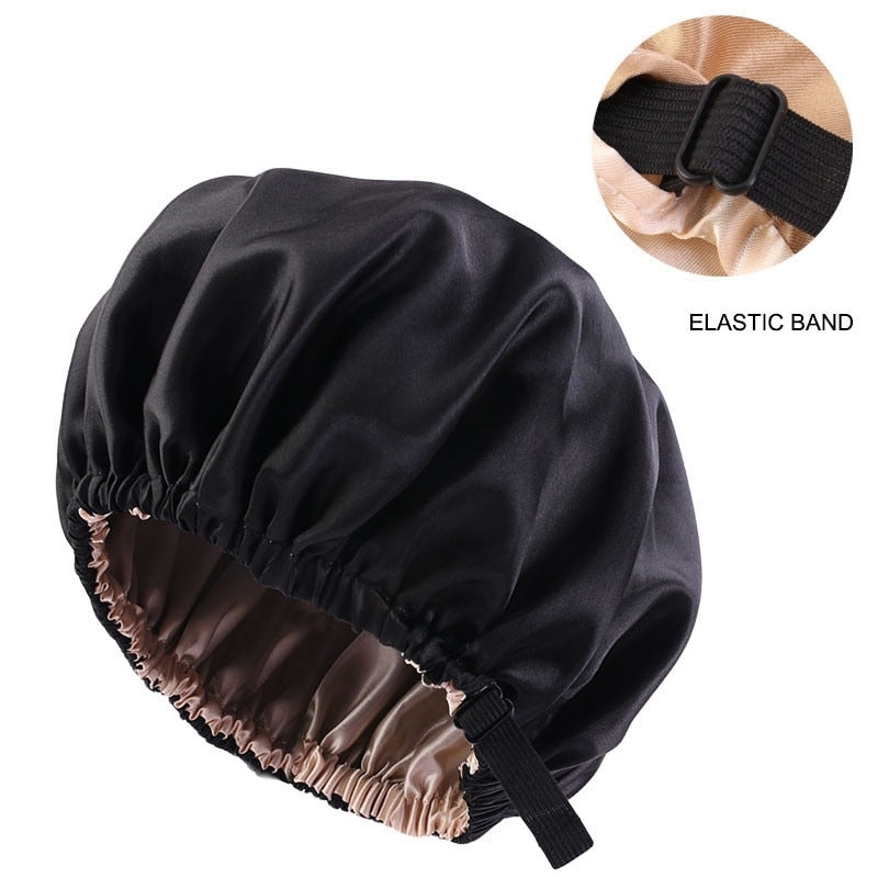 Adjustable Satin Hair Cap