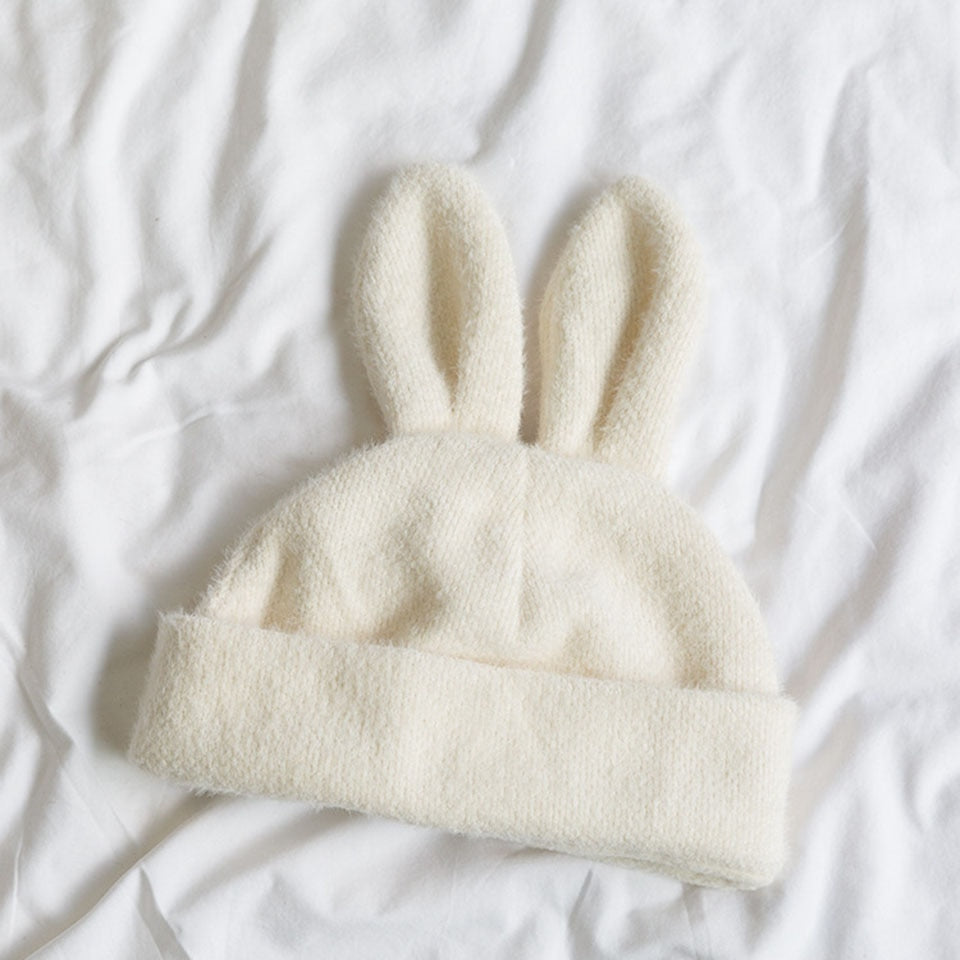 Draping Rabbit Ears Beanie