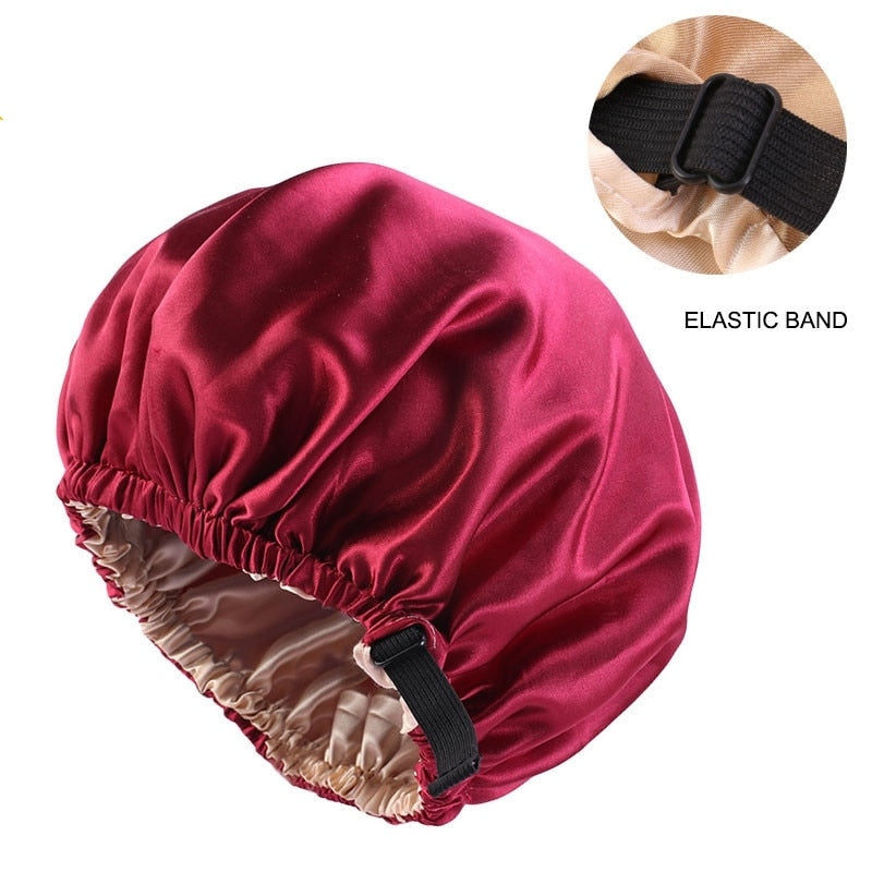 Adjustable Satin Hair Cap