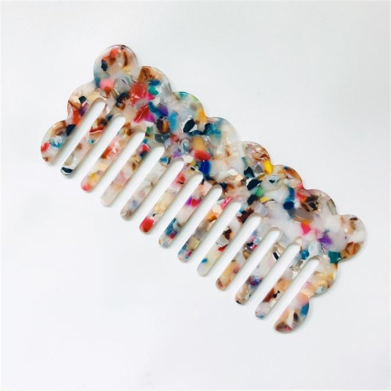 Colorful Acetate Anti-static Hair Combs (Dips)