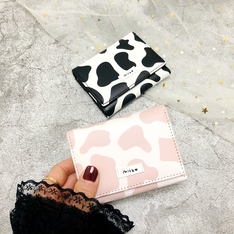 Cute Cow Print Wallet