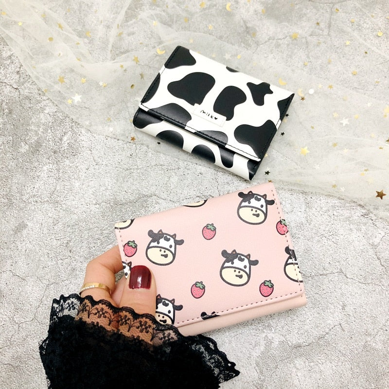 Cute Cow Print Wallet