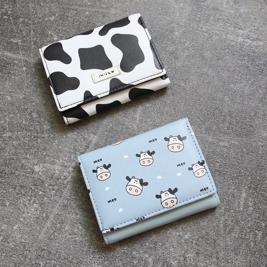 Cute Cow Print Wallet