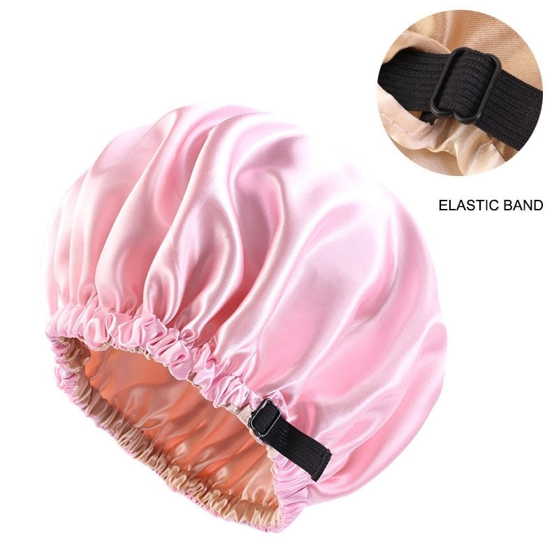 Adjustable Satin Hair Cap