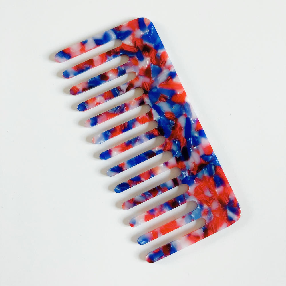 Colorful Acetate Anti-static Hair Combs (Straight)