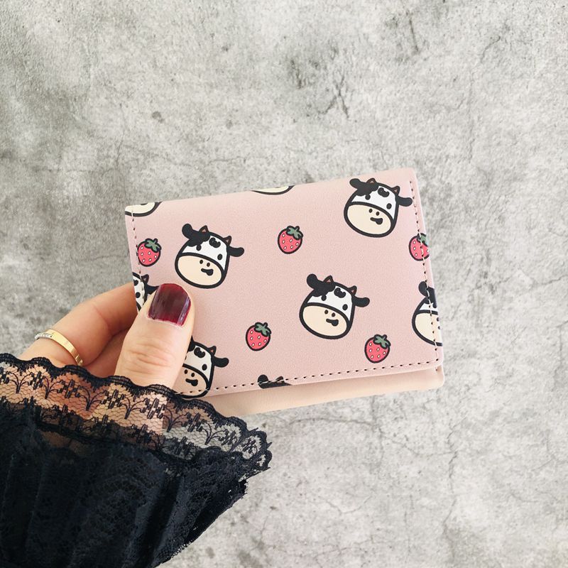 Cute Cow Print Wallet