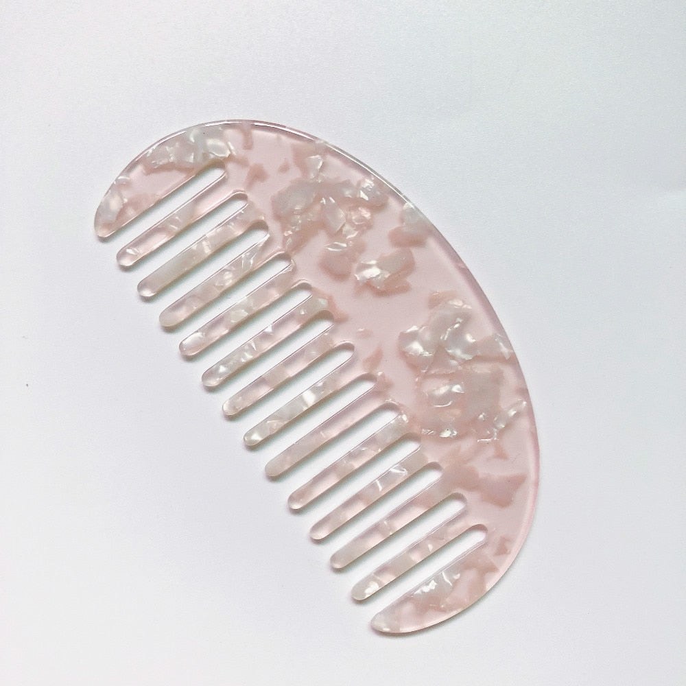 Colorful Acetate Anti-static Hair Combs (Round)