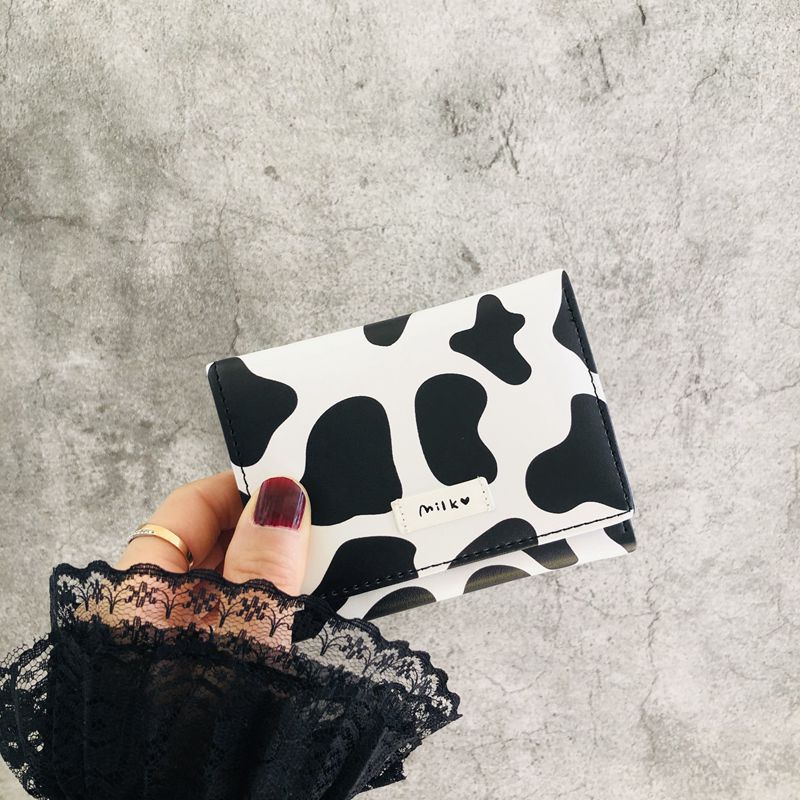 Cute Cow Print Wallet