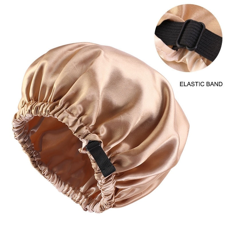 Adjustable Satin Hair Cap