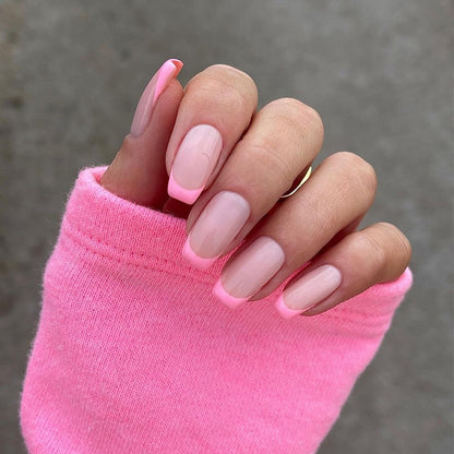 Press-On Basic Pink Tips