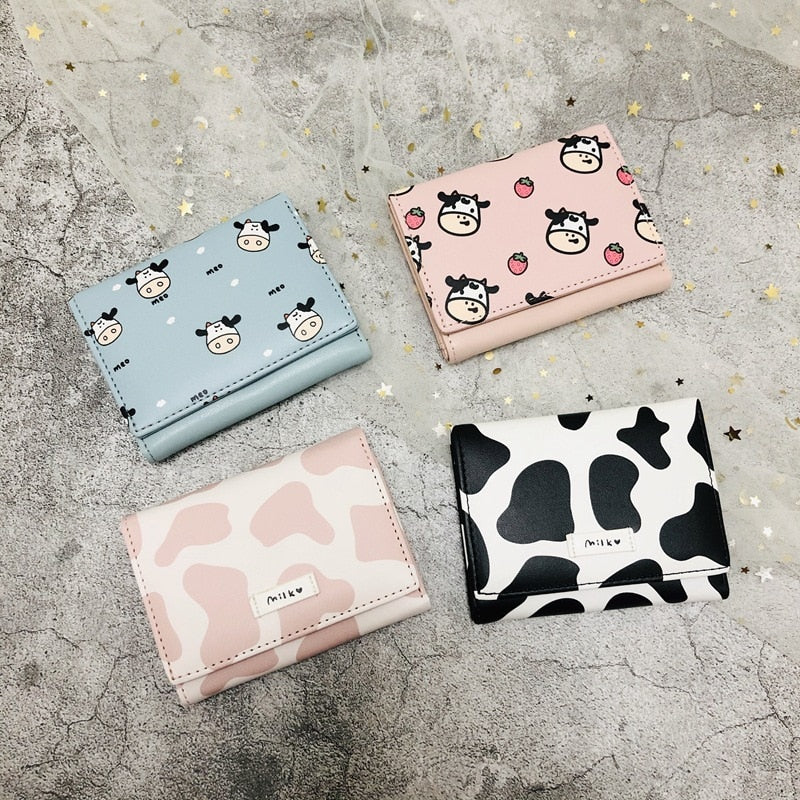 Cute Cow Print Wallet