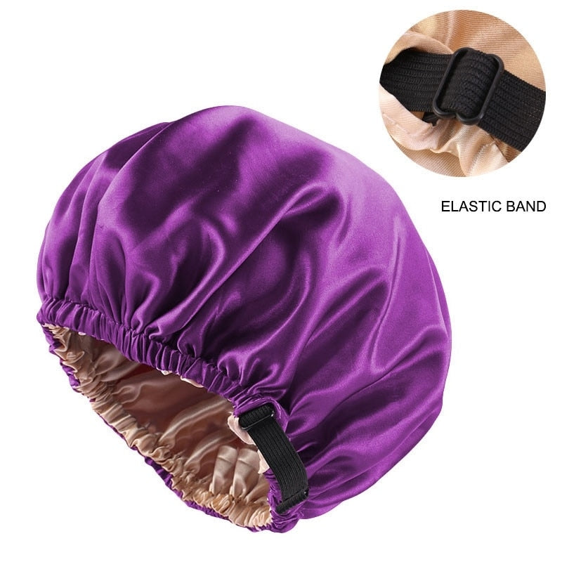 Adjustable Satin Hair Cap