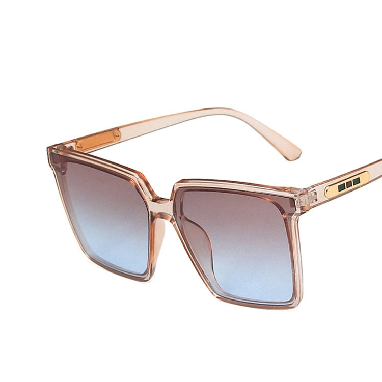 Trendy Vintage Square Oversized Sunglasses