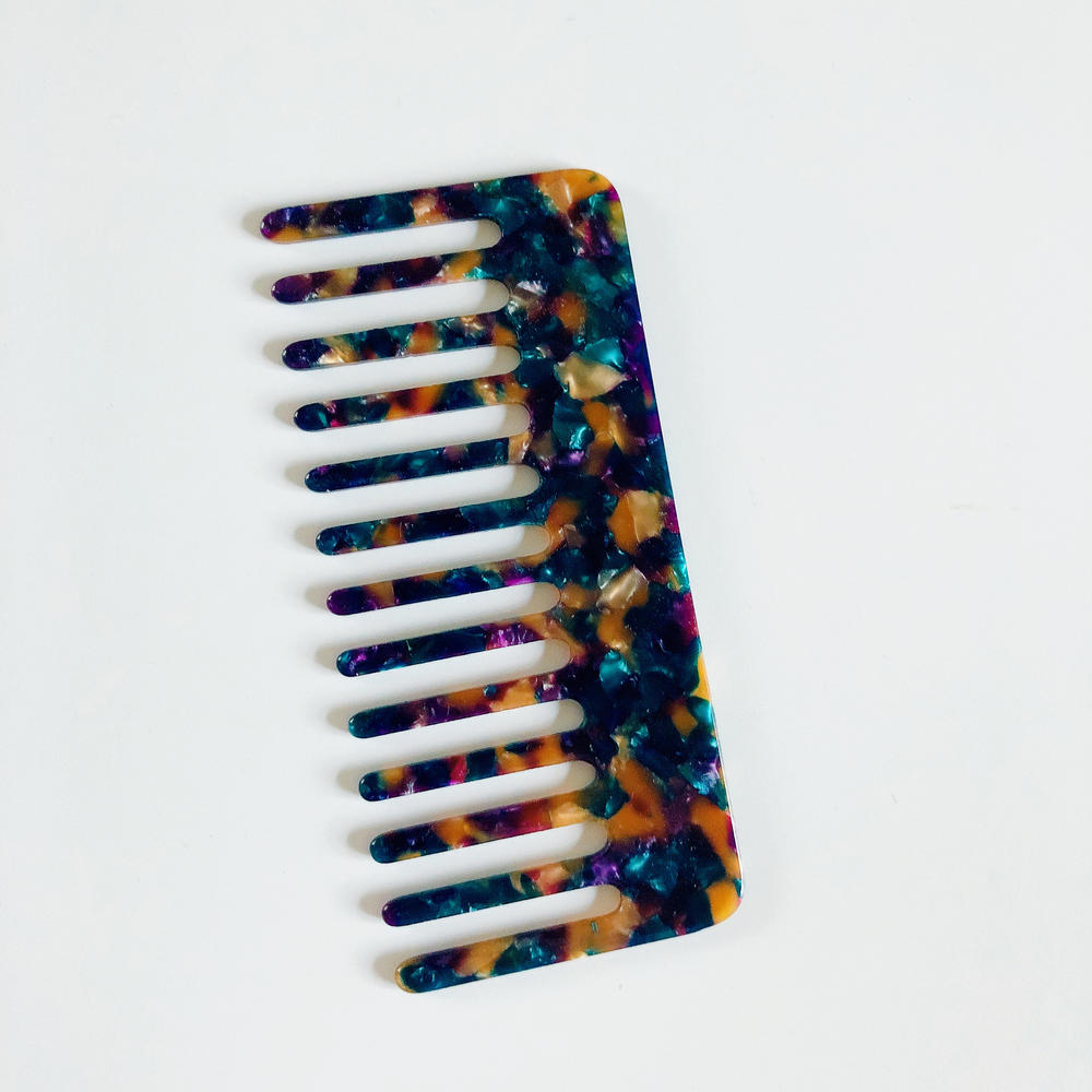 Colorful Acetate Anti-static Hair Combs (Straight)