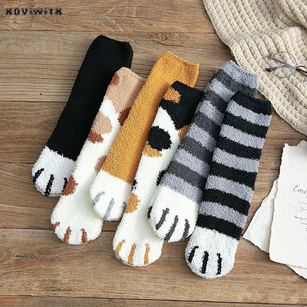 Cute Cats Paw Socks