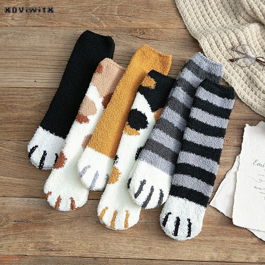 Cute Cats Paw Socks