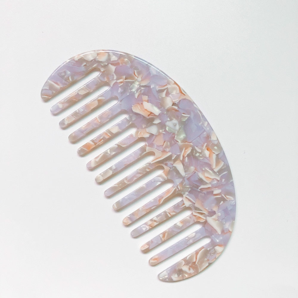 Colorful Acetate Anti-static Hair Combs (Round)