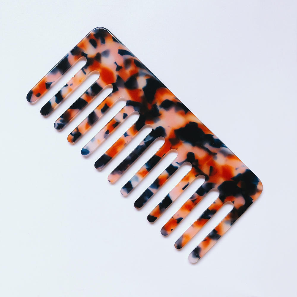 Colorful Acetate Anti-static Hair Combs (Straight)