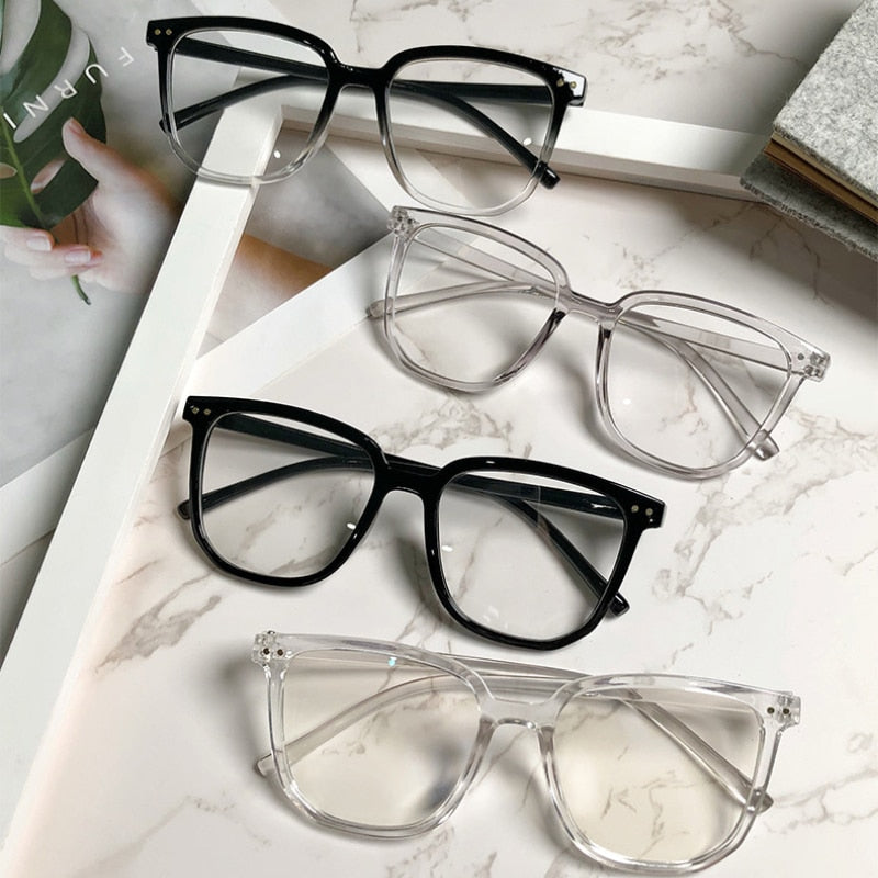 Trendy Square Anti-Blue Light Glasses