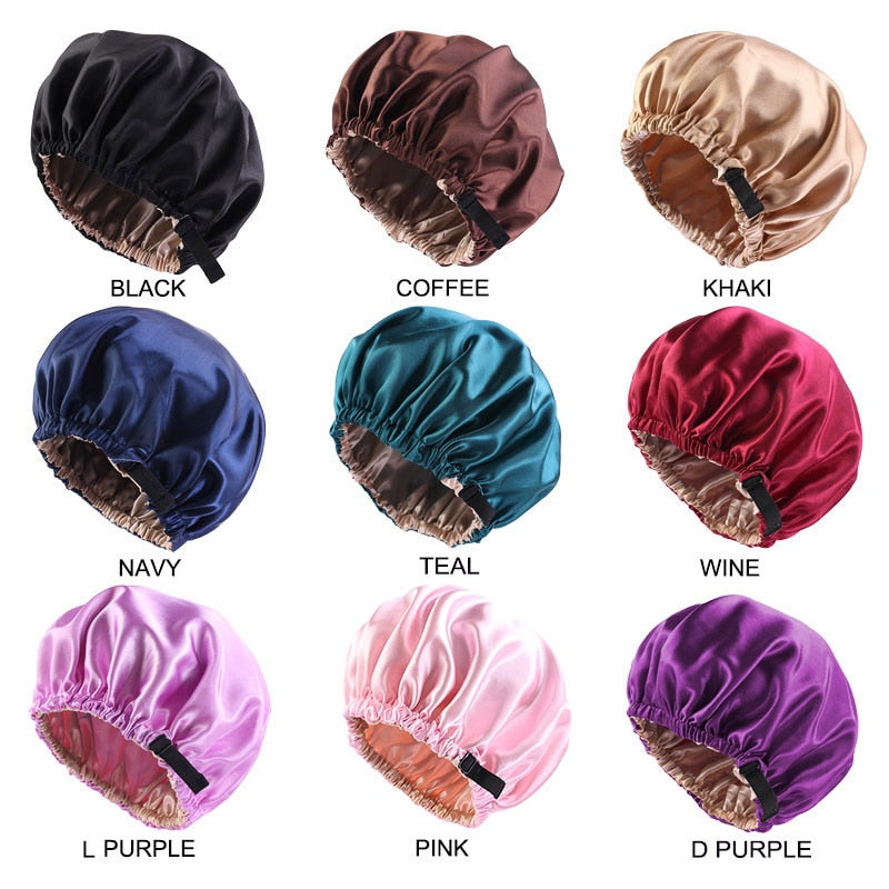 Adjustable Satin Hair Cap