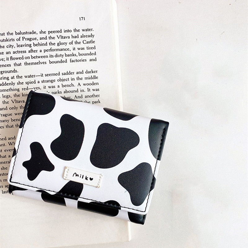 Cute Cow Print Wallet