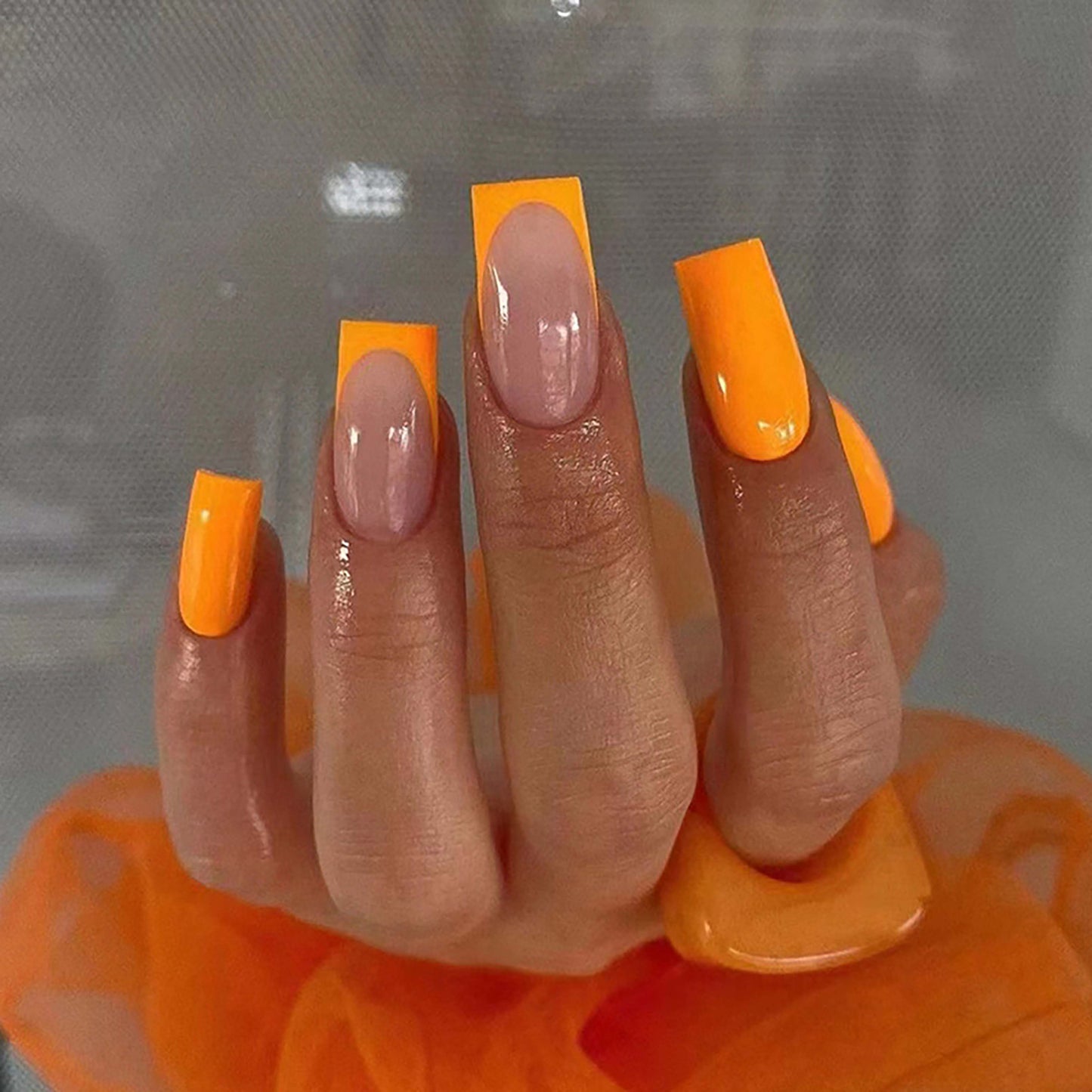 Press-On Orange Tropical Accents