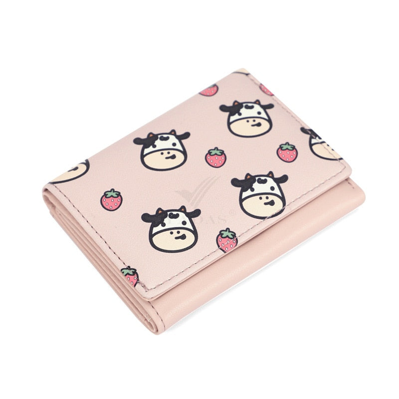 Cute Cow Print Wallet