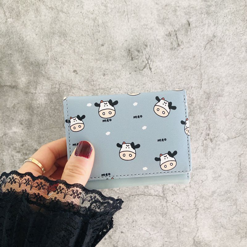 Cute Cow Print Wallet