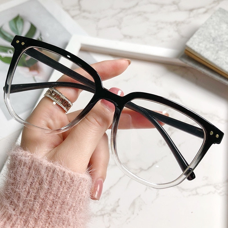 Trendy Square Anti-Blue Light Glasses