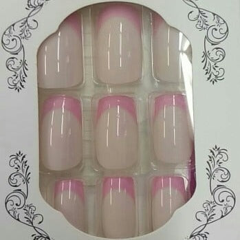 Press-On Basic Pink Tips